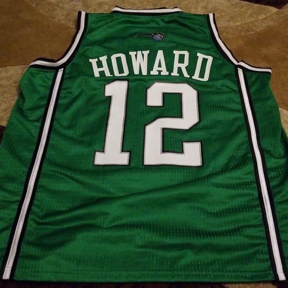 Orlando Magic Howard NBA Jersey rare celtic colors - Picture 2 of 4